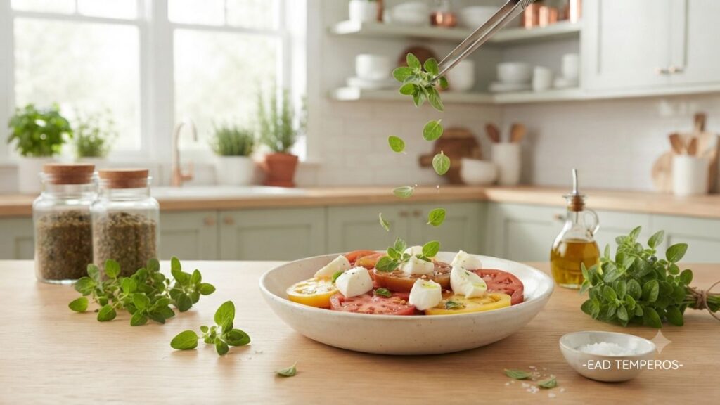 Como utilizar orégano fresco nas receitas.